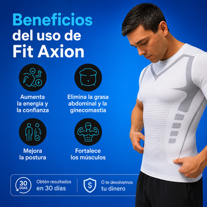 Fit Axion ® 2.0 | Endereza tu postura, comprime tu estómago, transforma tu apariencia (Version Manga Corta)