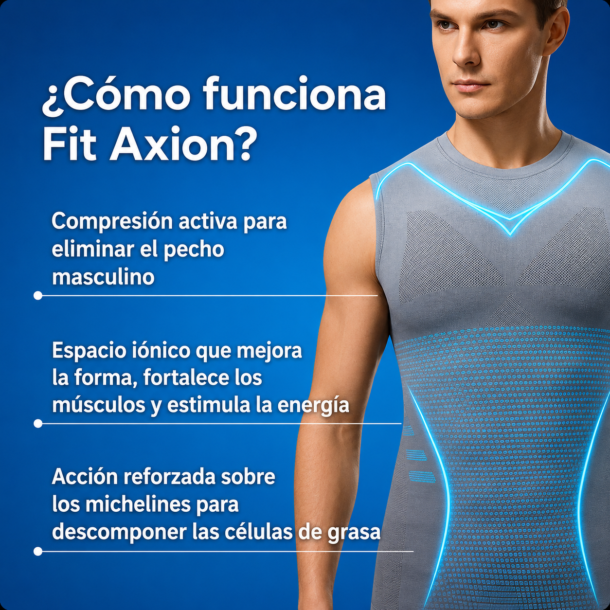 Fit Axion ® 2.0 | Endereza tu postura, comprime tu estómago, transforma tu apariencia.