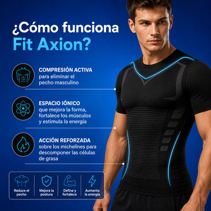 Fit Axion ® 2.0 | Endereza tu postura, comprime tu estómago, transforma tu apariencia (Version Manga Corta)